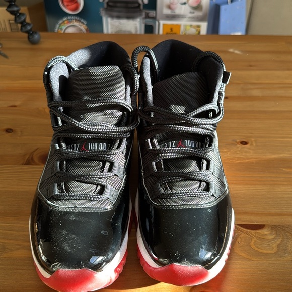 Men’s Air Jordan Bred 11s - Picture 3 of 11